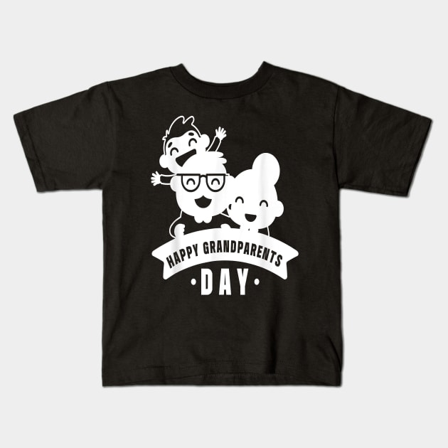 Happy grandparents day Kids T-Shirt by brittenrashidhijl09